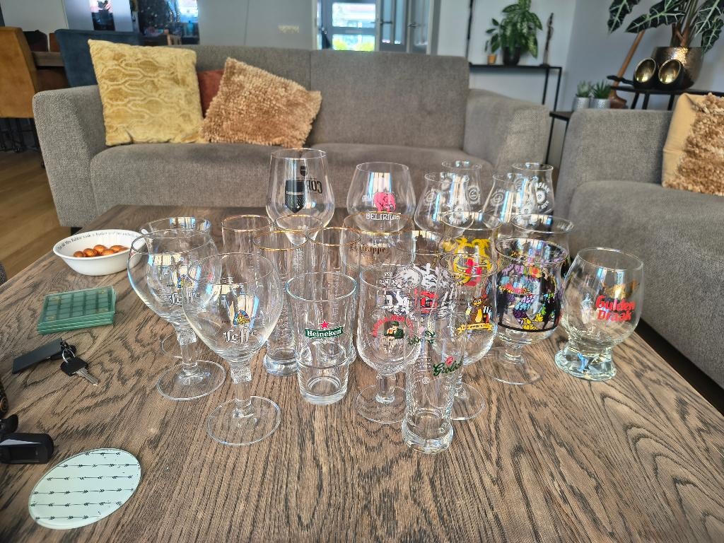 (speciaal)bierglazen, Ophalen, Zo goed als nieuw, Glas of Glazen, Overige merken