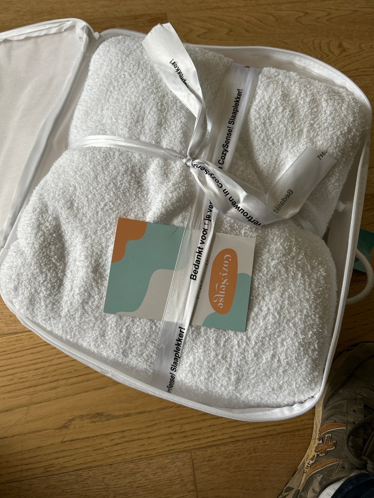 Verzwaringsdeken cosy sense, Ophalen, Gebruikt, Eenpersoons, Wit