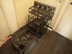 Mining frame, Ophalen, Gebruikt