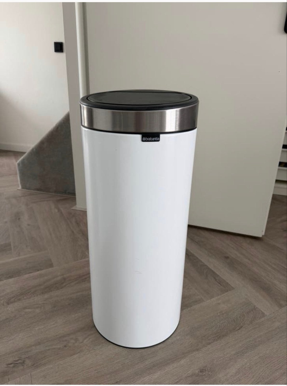Brabantia Bo Touch Bin Prullenbak - Wit - 30 Liter, Ophalen, 50 – 75, Gebruikt, 20 tot 30 liter