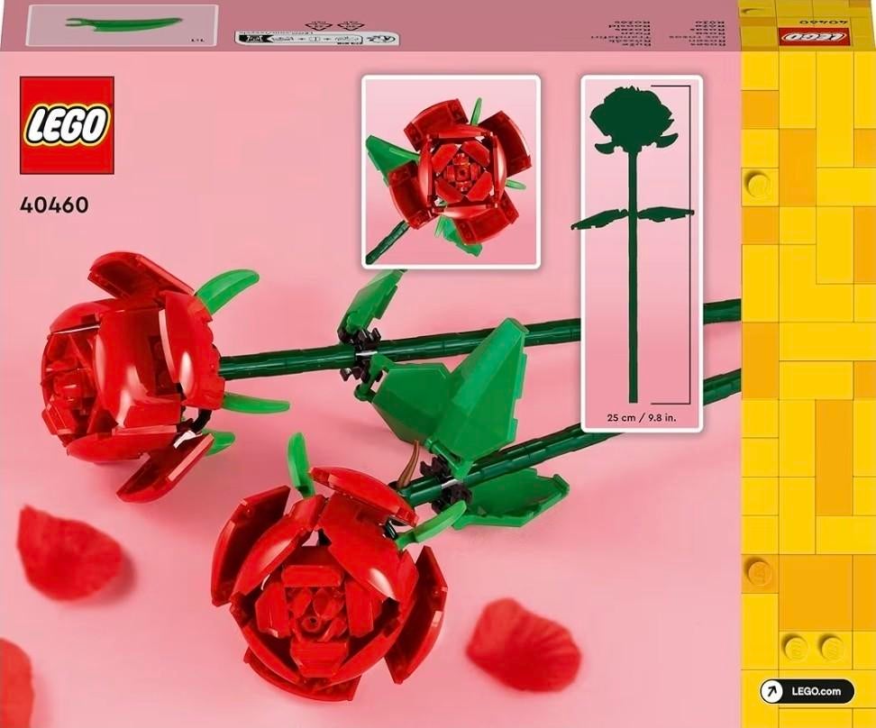 LEGO Rozen (40460) - Prachtige bouwbare bloemen, Kinderen en Baby's, Speelgoed | Duplo en Lego, Overige thema's, Lego, Nieuw, Ophalen of Verzenden
