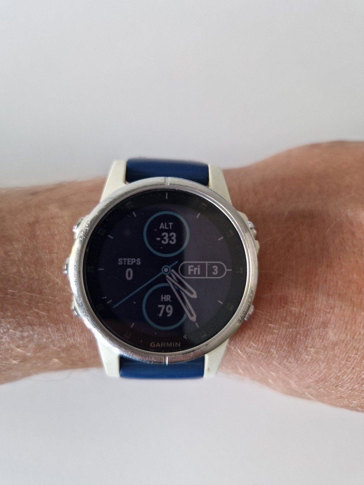 Garmin Fenix 5S Plus - Multisport GPS Smartwatch, Gebruikt, Verzenden, Garmin, Waterdicht