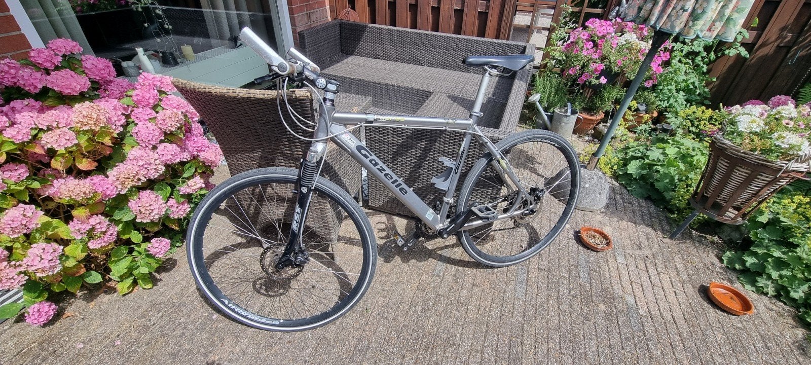 Gazelle Puerto 7000 Series Hybride Fiets - Schijfremmen, Fietsen en Brommers, Fietsen | Racefietsen, Ophalen of Verzenden