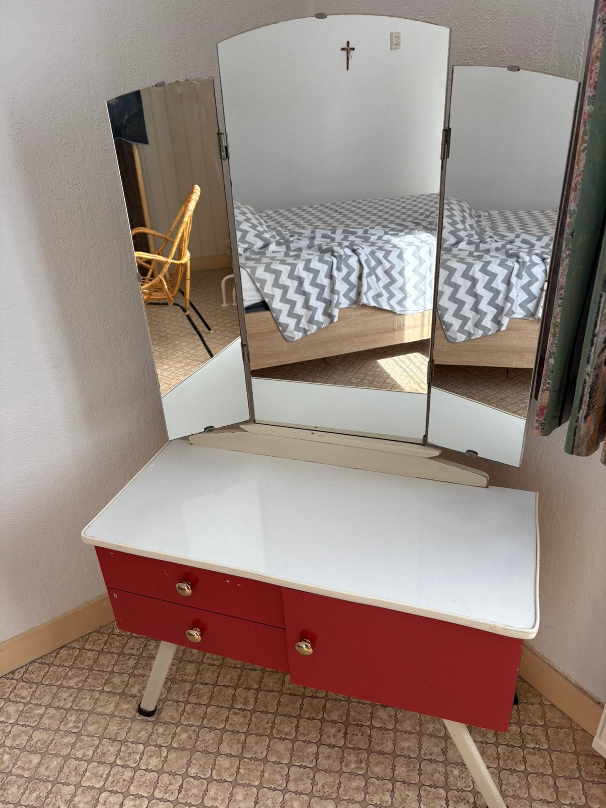 Klassieke kaptafel, Ophalen, 100 tot 150 cm, 100 tot 150 cm, Zo goed als nieuw