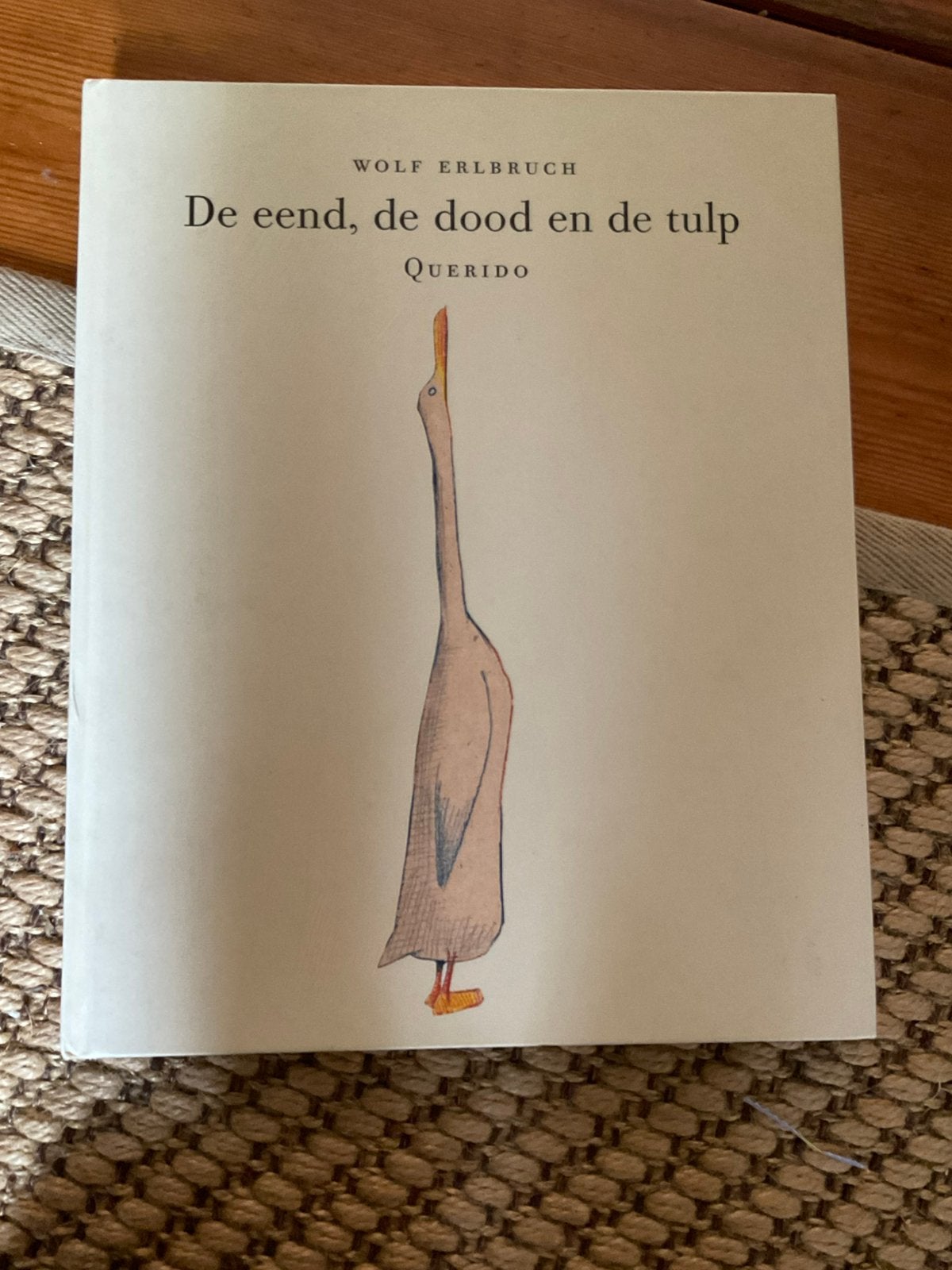 Wolf Erlbruch - De eend, de dood en de tulp, Ophalen of Verzenden, Zo goed als nieuw, Wolf Erlbruch