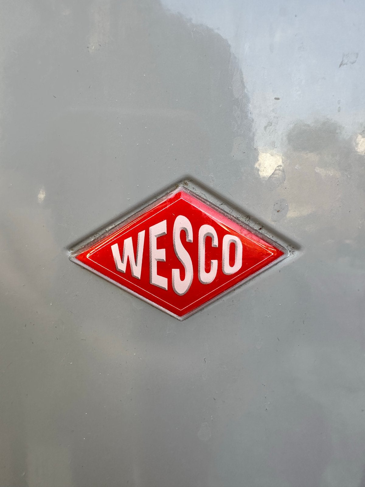 WESCO Big Double Boy Pedaalemmer - Cool Grey, Ophalen, Gebruikt, Met pedaal, Metaal