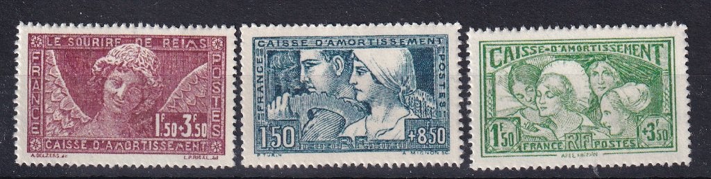 D203) vanaf 1928 Frankrijk 3x hoge wrd MNH geen garantie, Verzenden, Postfris