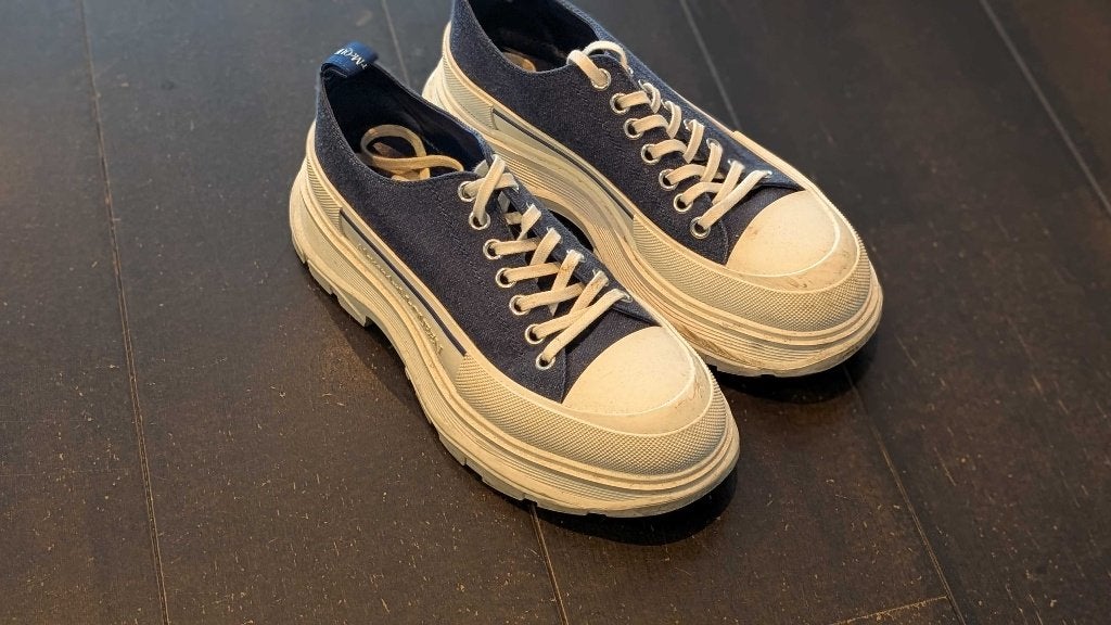 Alexander McQueen blue sneakers - approx. EU 42.5, Alexander McQueen, Blauw, Ophalen of Verzenden, Sneakers of Gympen