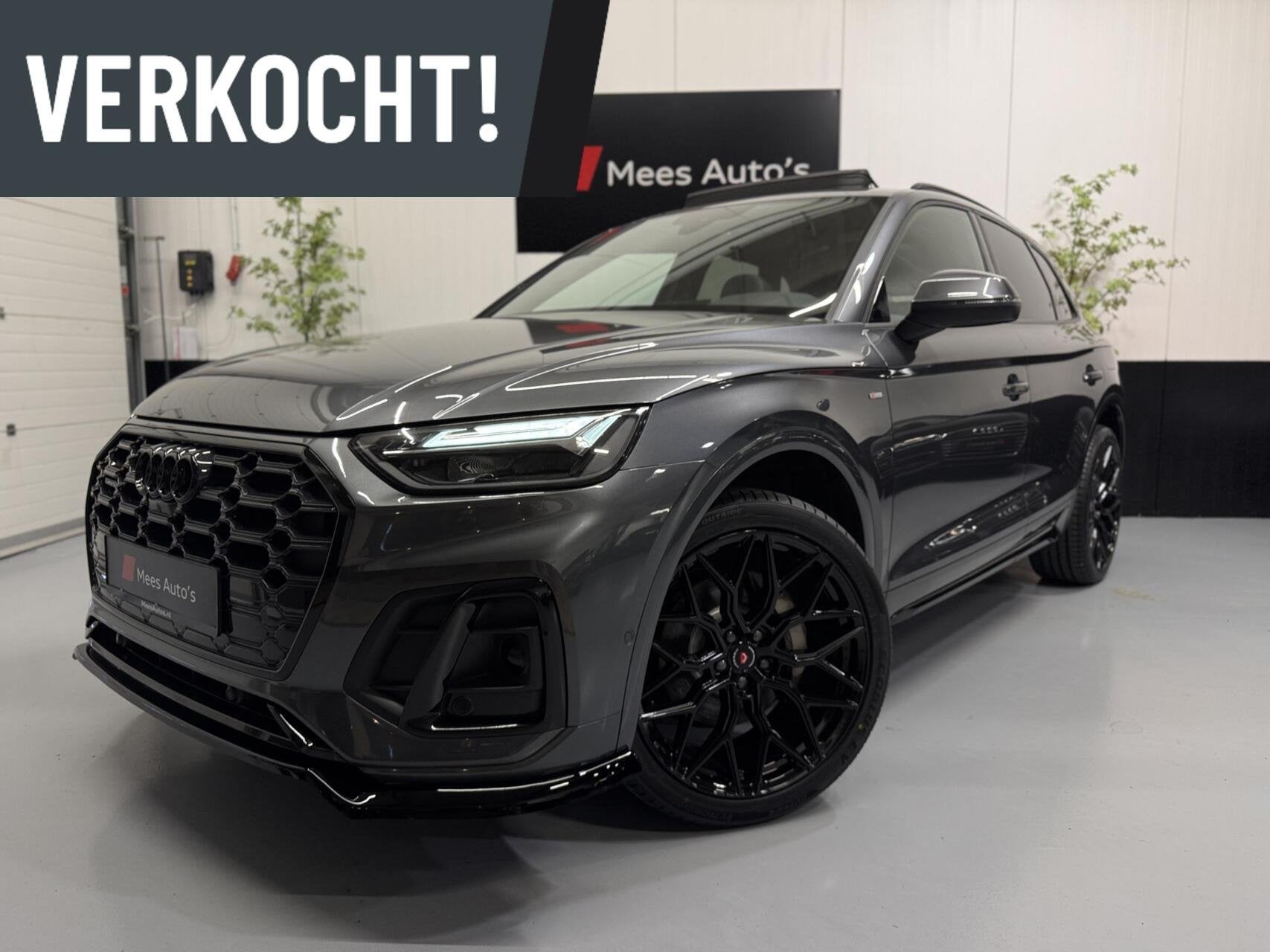 Audi Q5 50 TFSI e Quattro S Edition|Pano|Trekhaak|360 Camera, Auto's, Automaat, Gebruikt, 4 cilinders, Leder en Stof