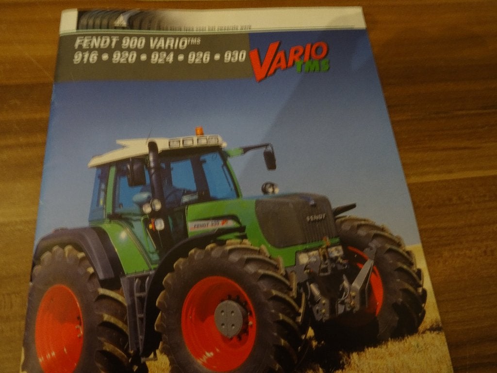 Fendt 90 Vario TMS 916 tot 930 Folder, Ophalen of Verzenden, Zo goed als nieuw, Folder