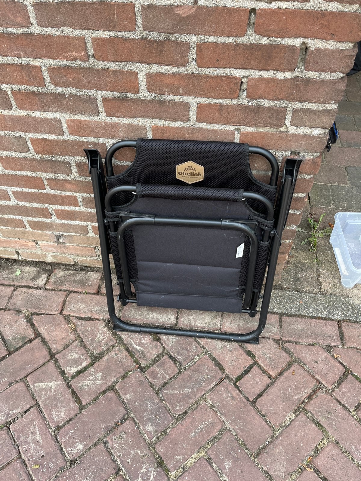 Obelink kinder-campingstoel, Caravans en Kamperen, Kampeermeubelen, Ophalen, Gebruikt, Campingstoel