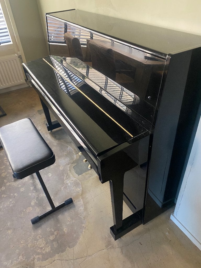 Piano, Muziek en Instrumenten, Piano's, Ophalen, Gebruikt, Zwart, Piano