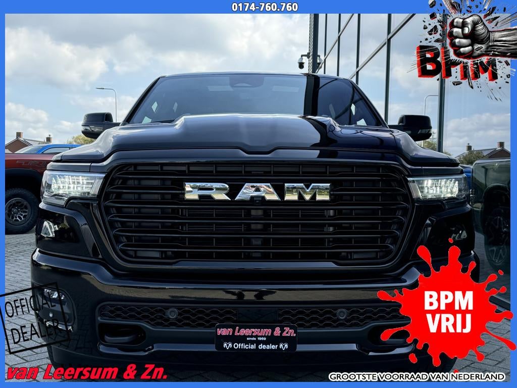 Dodge Ram 1500 Laramie Sport 425PK | Pano | Alpine | Achteru, Automaat, 3500 kg, Zwart, 2993 cc
