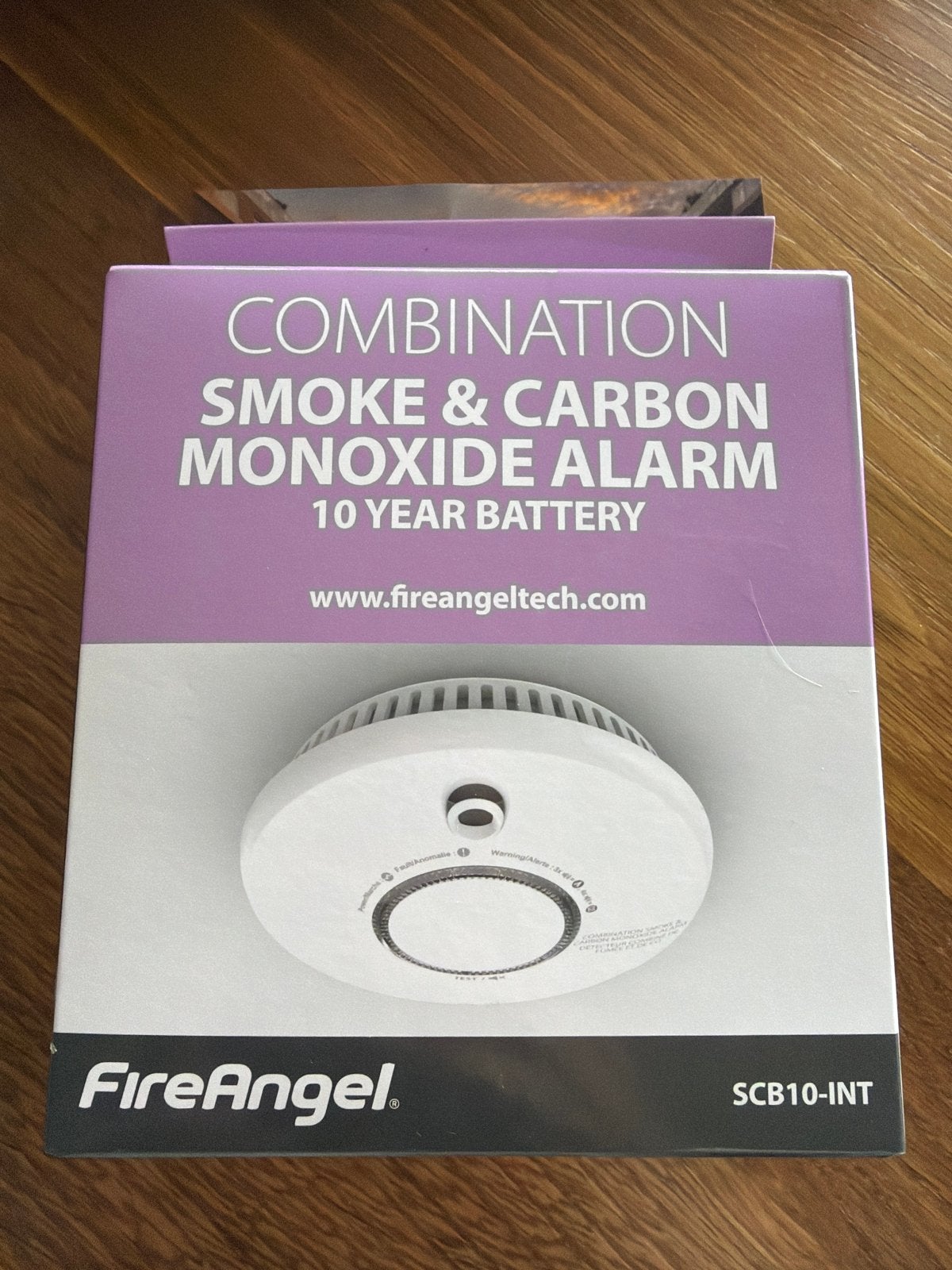 FireAngel Rook- en Koolmonoxidemelder 10 Jaar Batterij