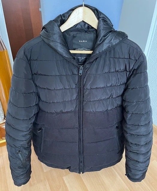 Zara Gewatteerde Winterjas / Puffer Jas Zwart, Kleding | Dames, Maat 46/48 (XL) of groter, Ophalen of Verzenden, Gedragen, Zara