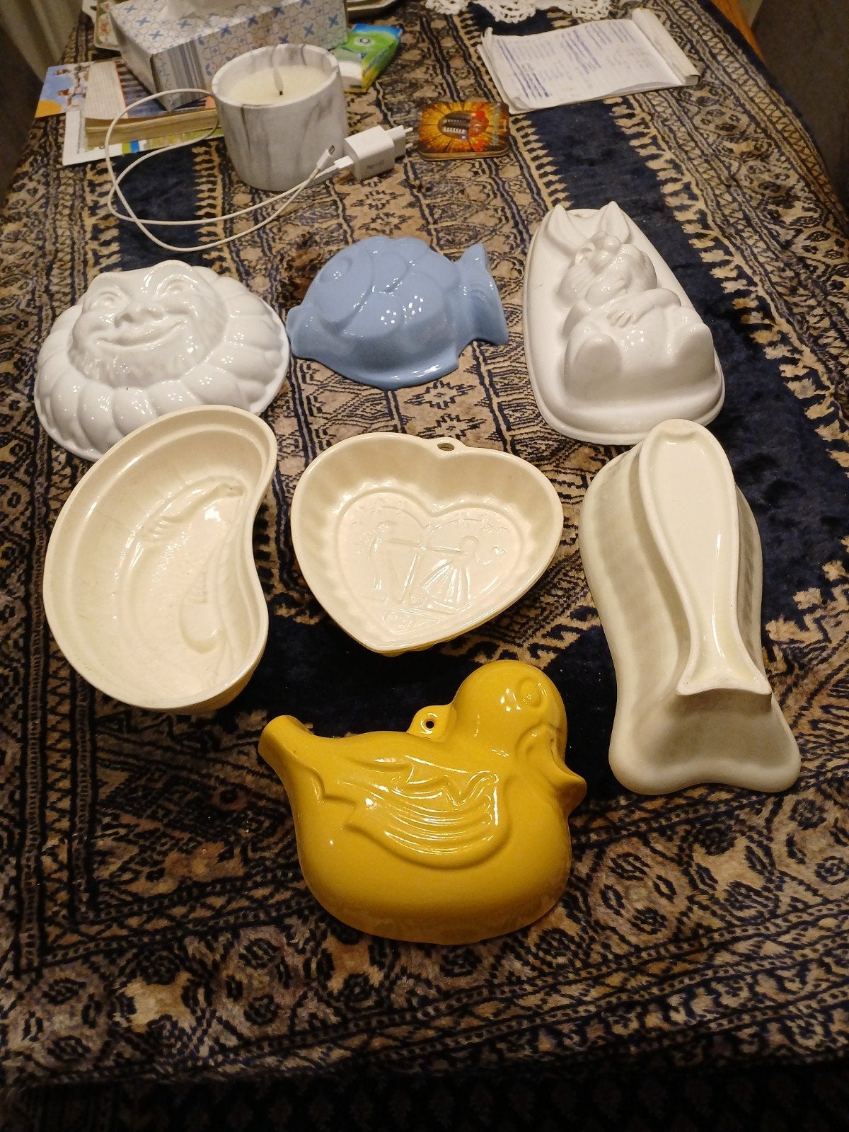 Diverse keramische bakvormen - set van 7, Ophalen