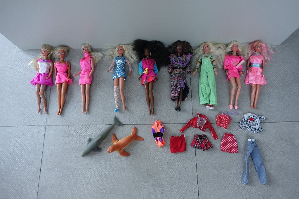 Originele Barbie poppen by Mattel met kledingstukken., Verzenden, Gebruikt, Pop