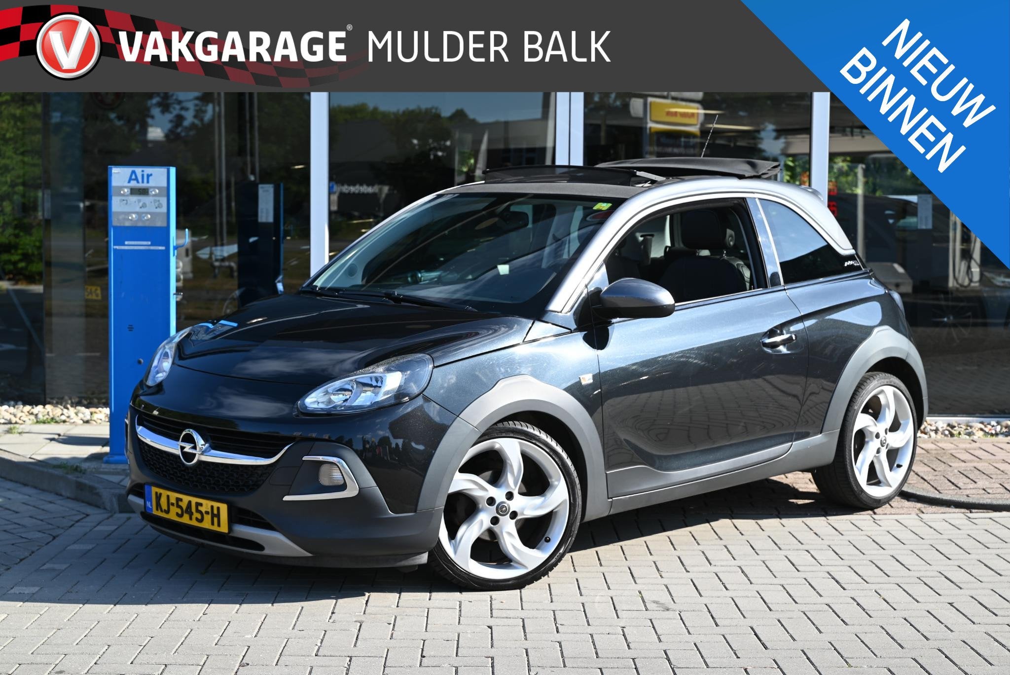 Opel ADAM 1.0 Turbo Rocks, Voorwielaandrijving, 1041 kg, 4 stoelen, Zwart