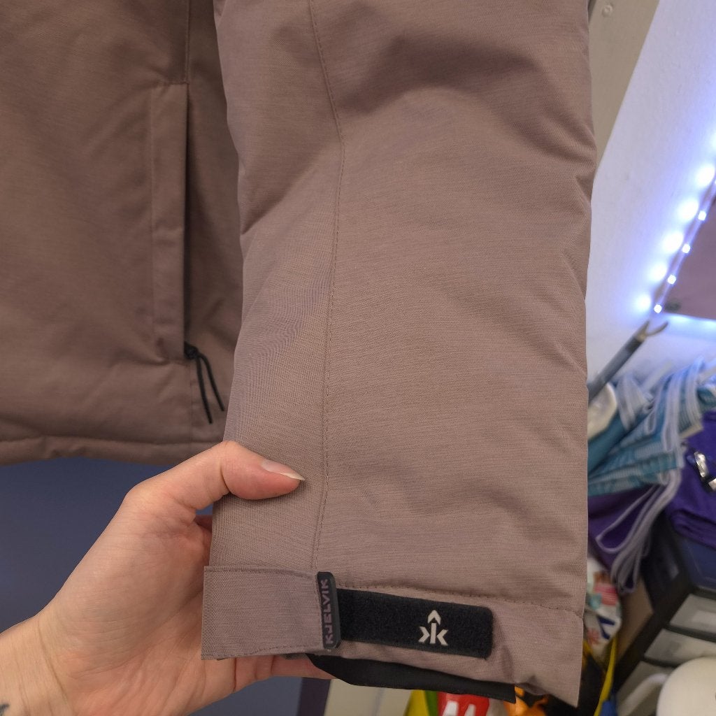 Kjelvik Linna winterjas Waterproof roze taupe mt 46 nr 52273, Kleding | Dames, Onbekend, zie label, Maat 46/48 (XL) of groter