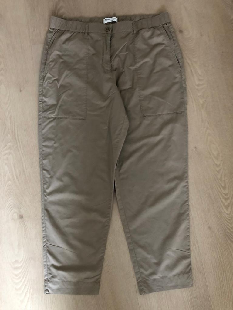 Marco Polo Dunne Nonchalante Zomerbroek Taupe Maat 44, Kleding | Dames, Bruin, Maat 42/44 (L), Ophalen of Verzenden, Zo goed als nieuw