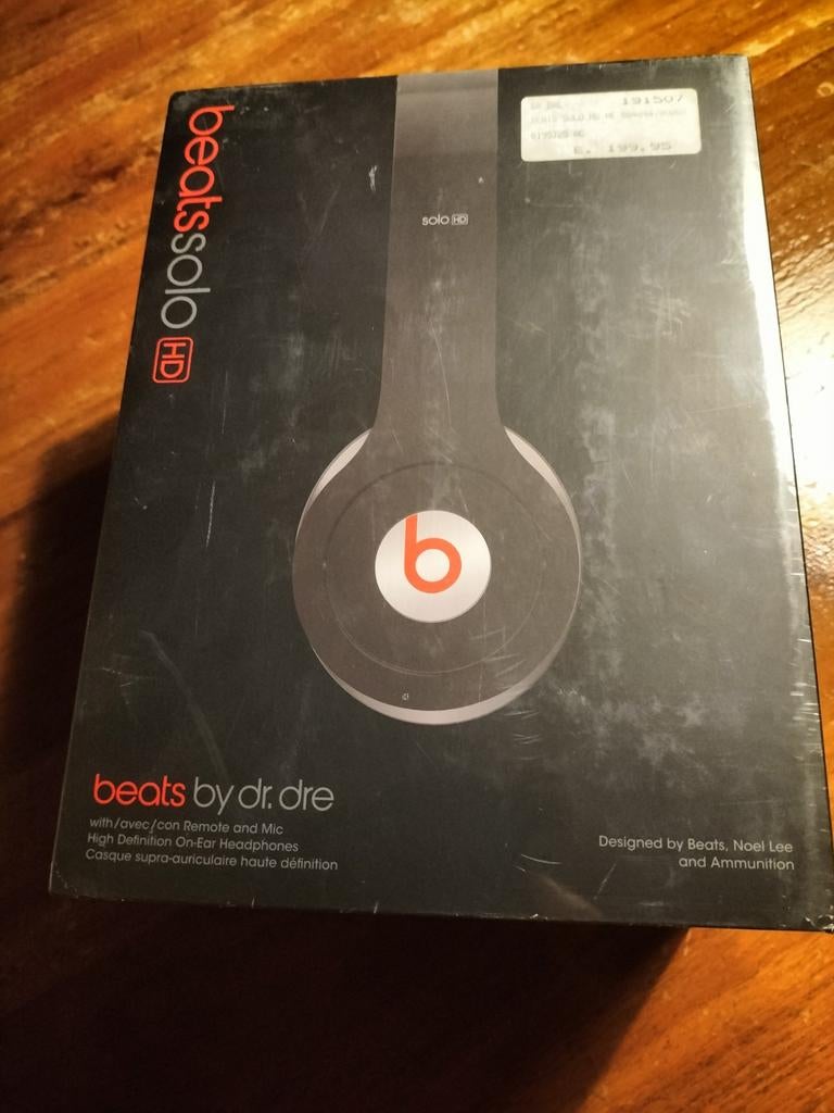 Beats Solo HD by Dr. Dre koptelefoon nog geseald, Ophalen of Verzenden