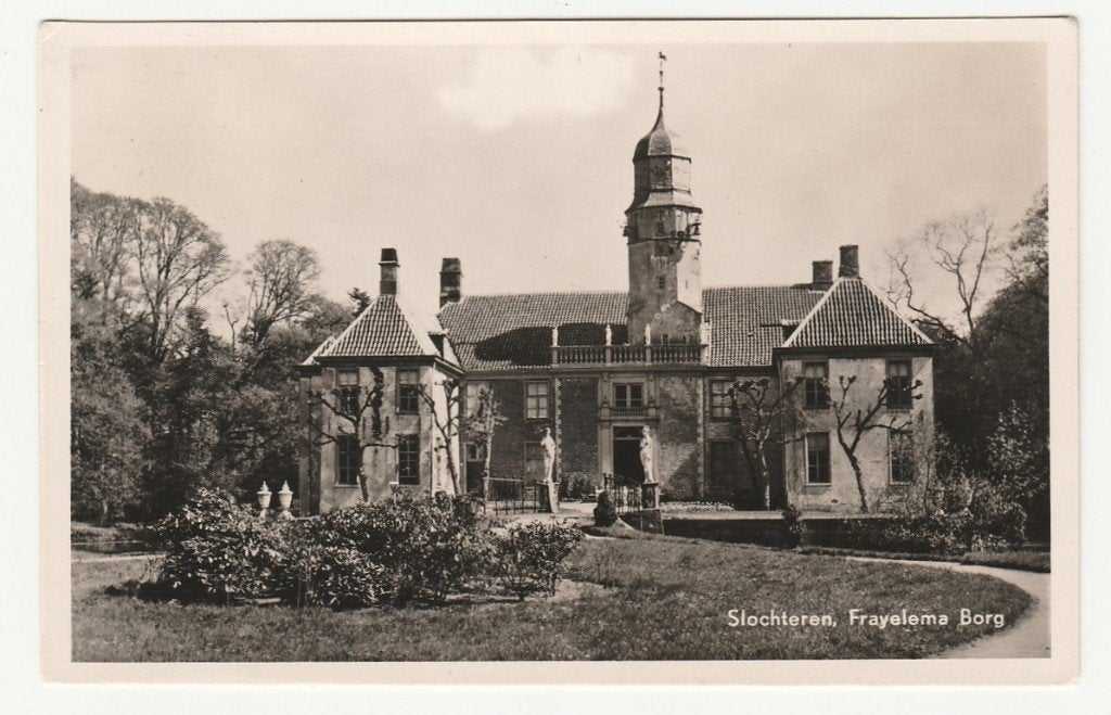 Slochteren - Frayelema Borg, Verzenden, 1940 tot 1960, Gelopen, Groningen
