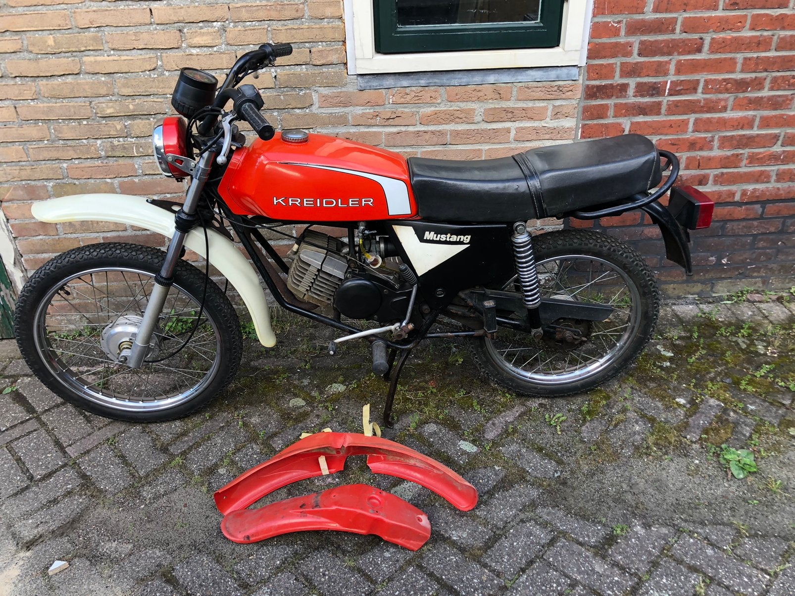 Kreidler mustang k54/400, Ophalen, Gebruikt