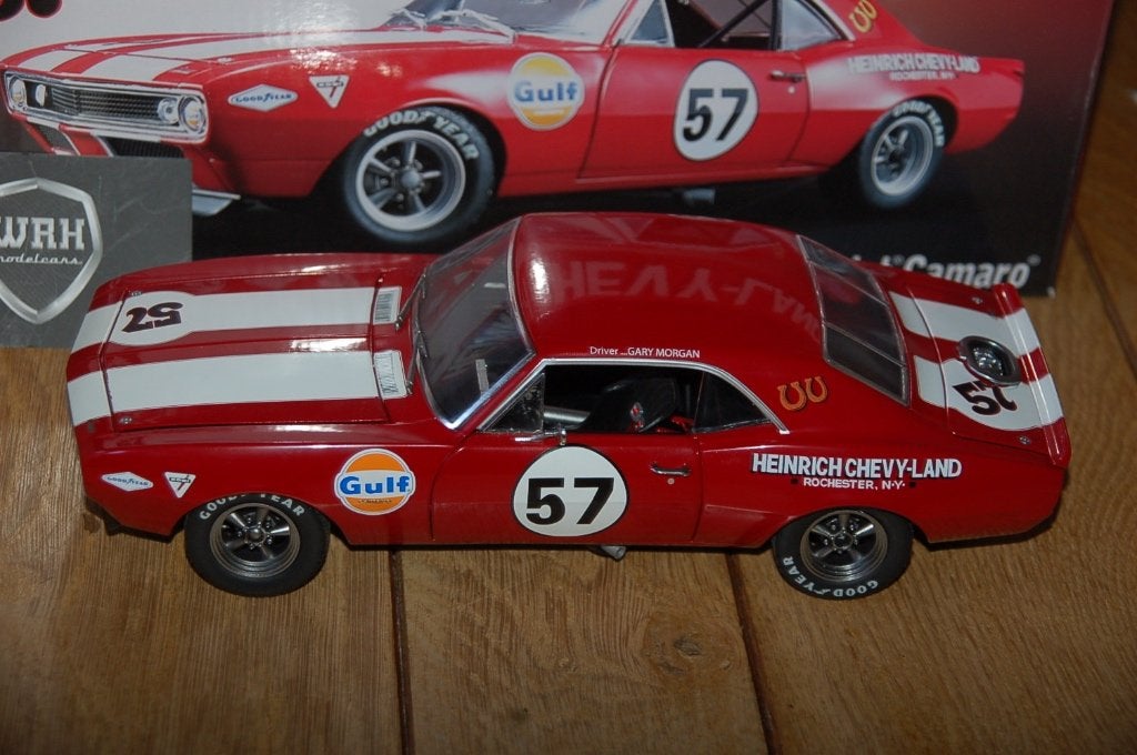 1:18 CHEVROLET CAMARO CHEVYLAND #57 GMP WRH, Hobby en Vrije tijd, Verzenden, Zo goed als nieuw, Auto, Overige merken