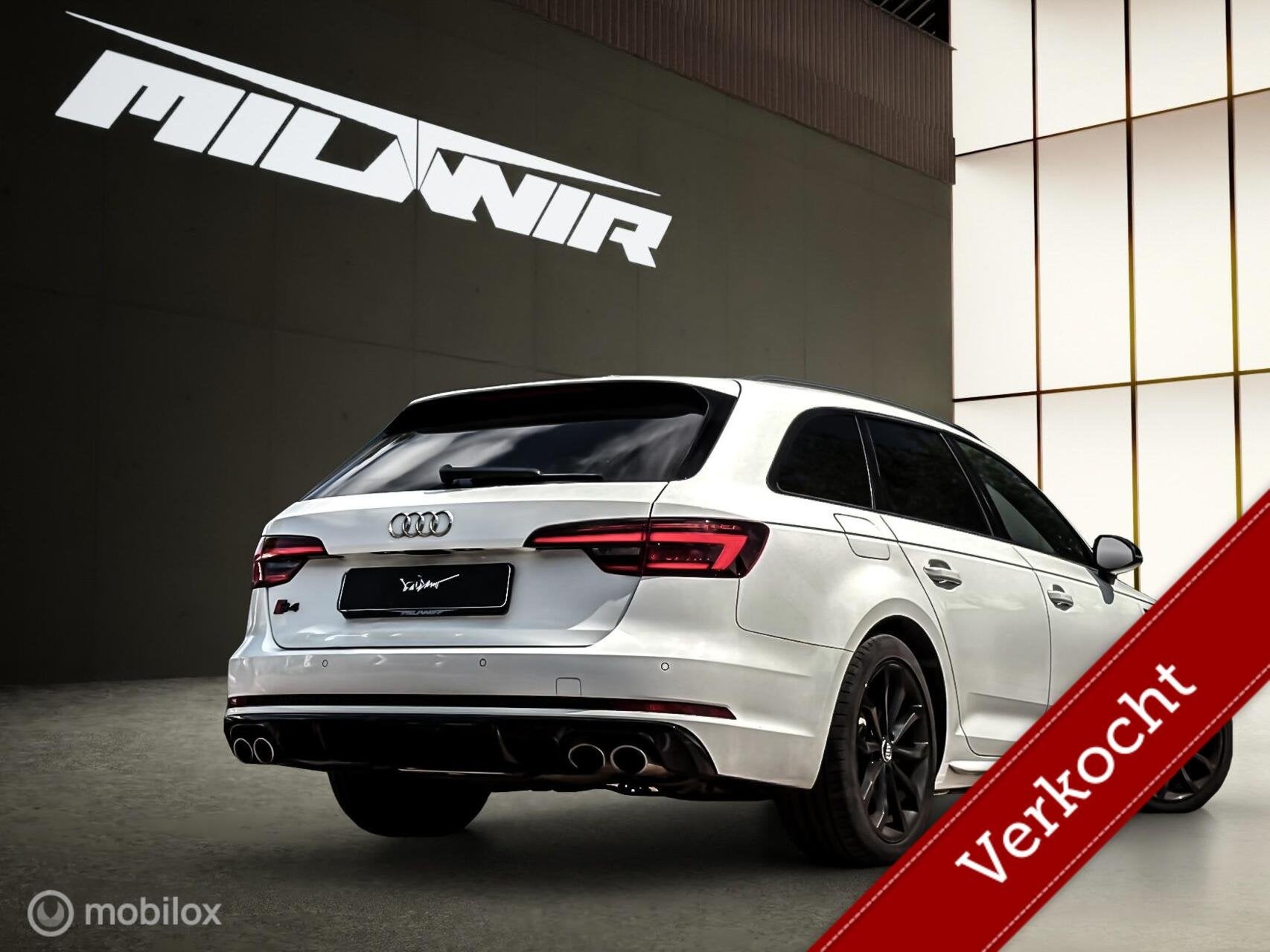 Audi S4 Avant 3.0 TFSI S4 quattro 354pk |Pano |B&O |ACC, Auto's, 2995 cc, 1650 kg, Leder en Stof, Wit