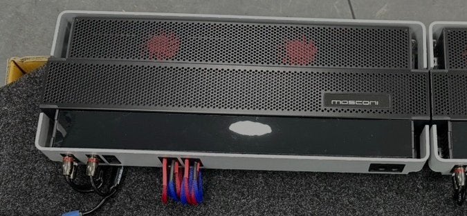 Mosconi Pro 4/30 versterker, Ophalen, Gebruikt