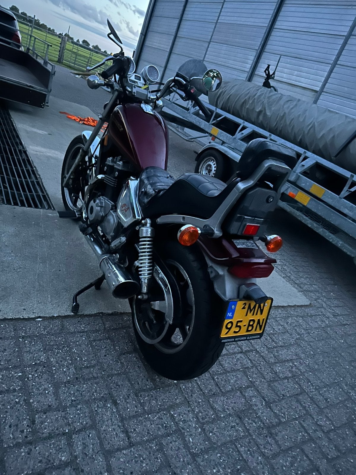 Kawasaki ltd 450, Motoren, Ophalen