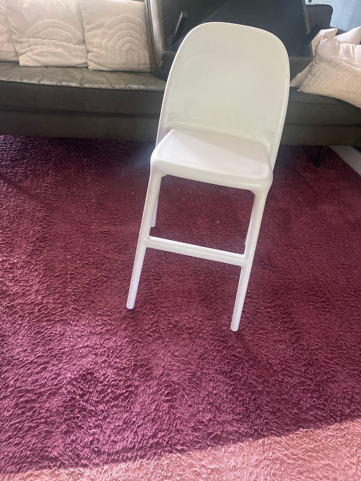 Witte Urban stoelen IKEA - 3 stuks beschikbaar, Huis en Inrichting, Stoelen, Ophalen, Kunststof, Gebruikt, Drie