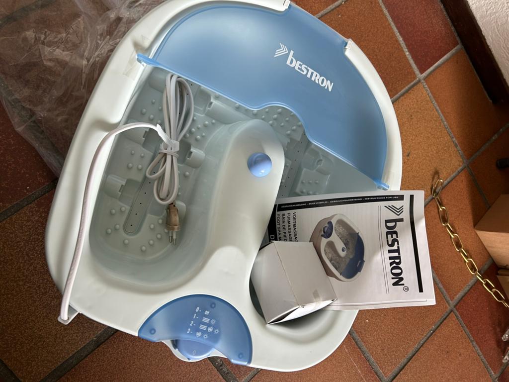 Bestron Bodycare Voetmassagebad DBM398 - Nieuw in doos, Ophalen, Nieuw, Hand- en Voetverzorging