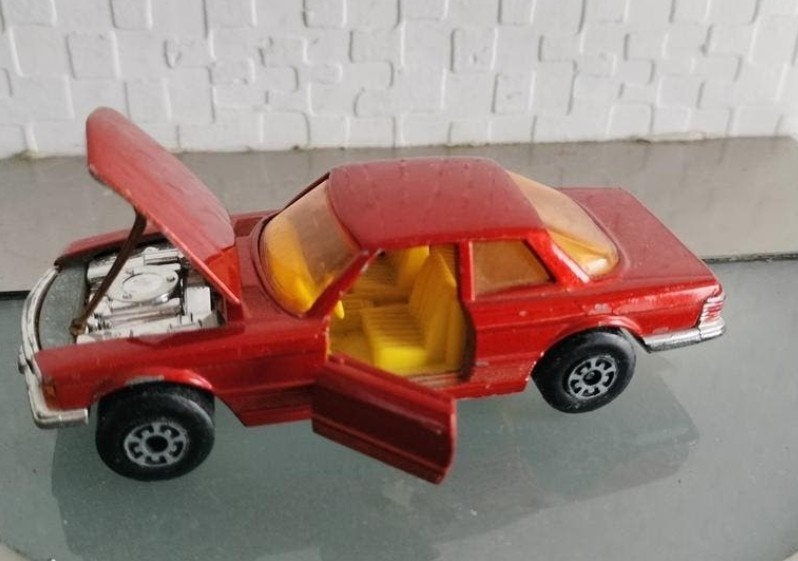 Mercedes 350slc matchbox SPEEDKINGS  1974...1/43, Ophalen of Verzenden, Zo goed als nieuw, Auto, Matchbox