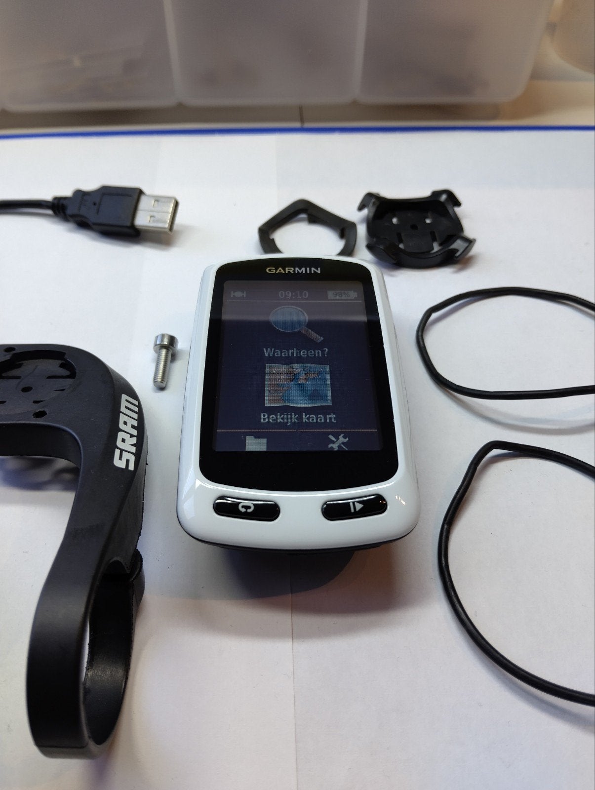 Garmin Edge touring + extra accessoires (mooie staat!), Fietsen en Brommers, Ophalen of Verzenden, GPS, Gebruikt