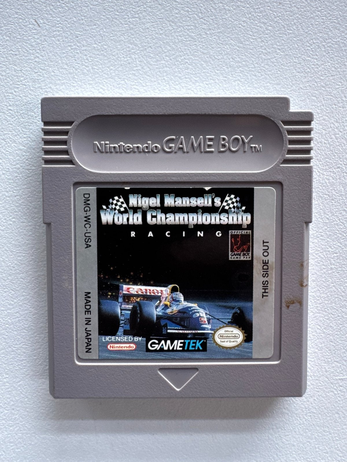 Nigel Mansell's World Championship Racing Game Boy, Gebruikt, 1 speler, Racen en Vliegen, Ophalen of Verzenden