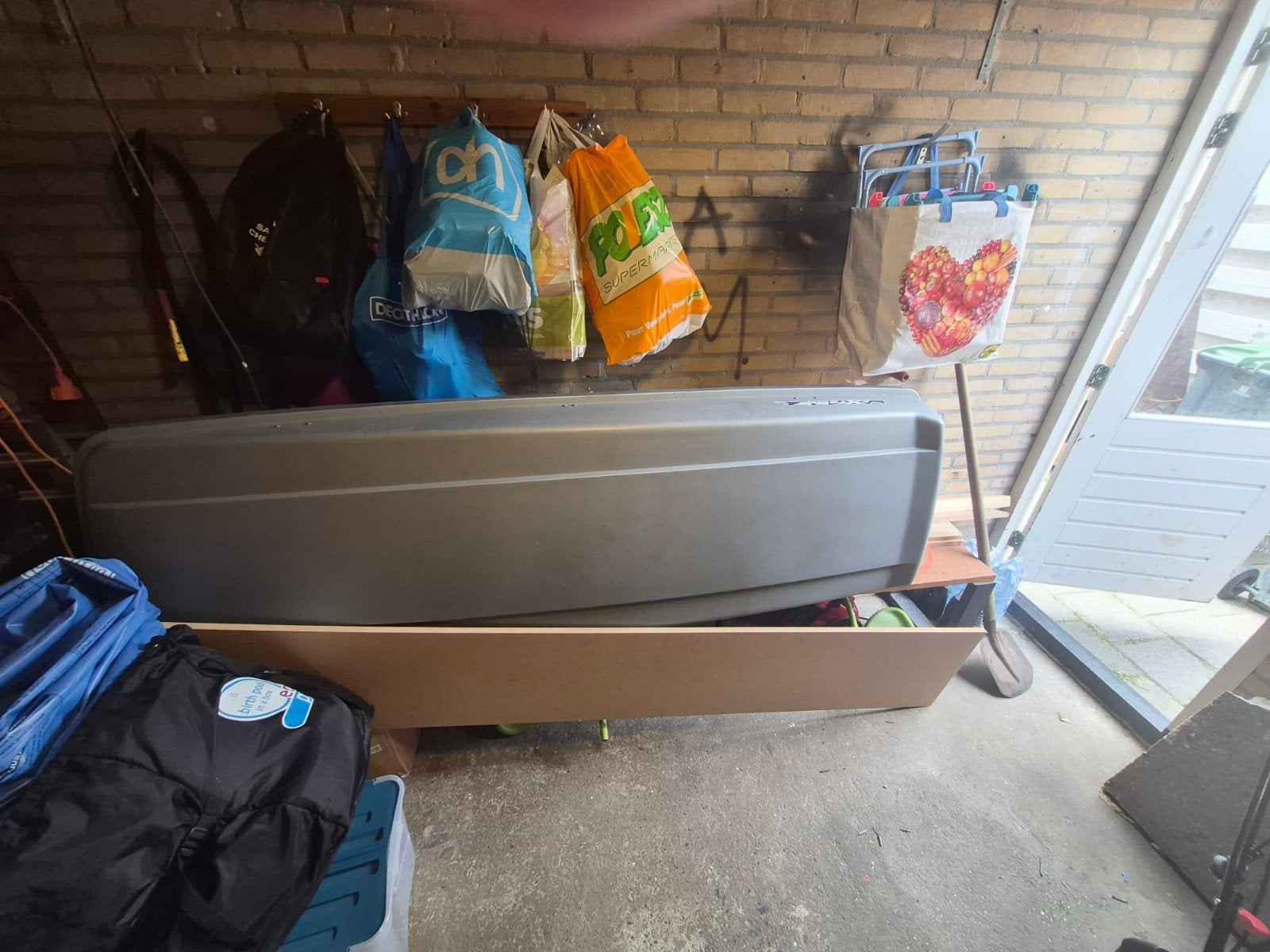Dakkoffer Karrite/Westfalia met gebruikerssporen, Auto diversen, Ophalen of Verzenden, Gebruikt