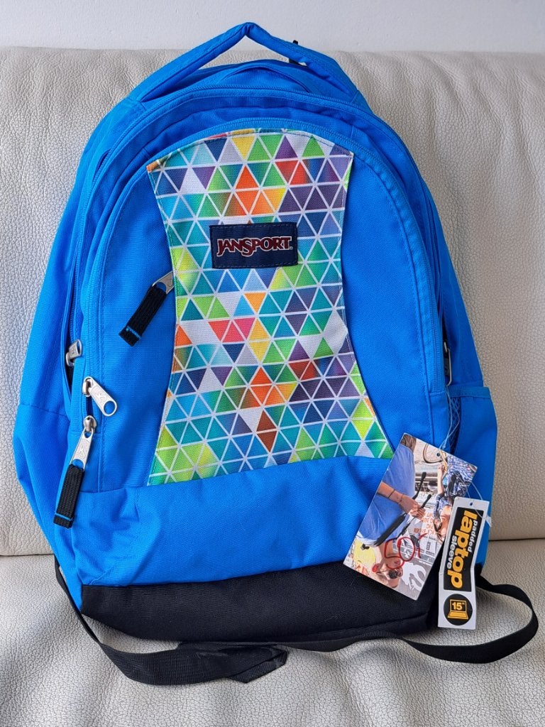 NIEUWE JANSPORT Rugzak met Laptopvak LAPTOPTAS 15 inch, Computers en Software, Laptoptassen, 15 inch, Nieuw, Ophalen of Verzenden