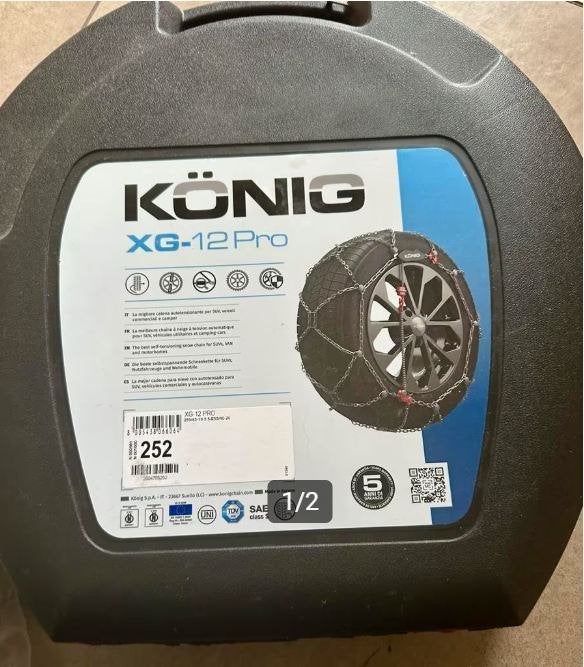 ️ TE HUUR: König XG-12 Pro 252 sneeuwkettingen️, Auto diversen, Ophalen, Nieuw
