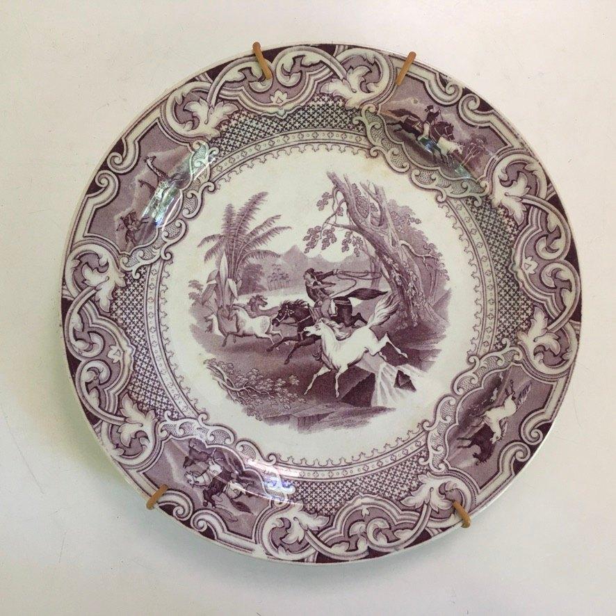 Antiek bord Lasso, van Petrus Regout&Co, Ophalen of Verzenden