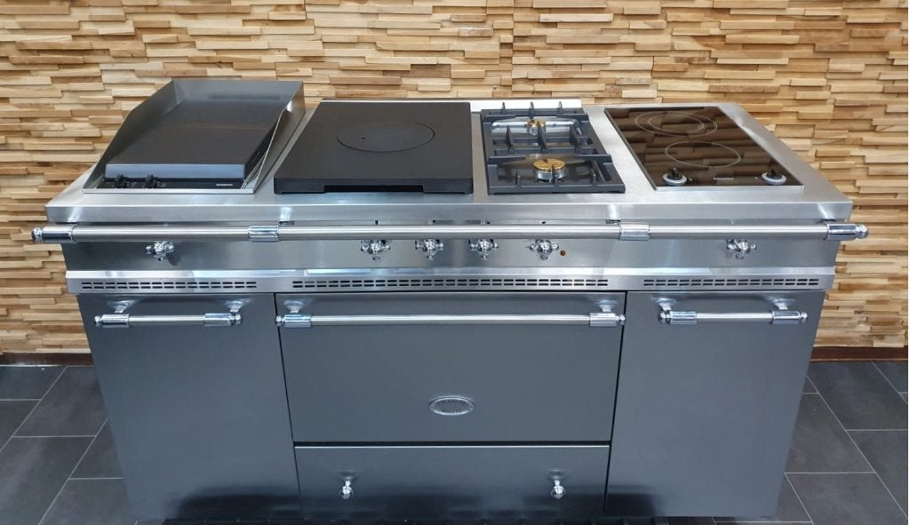 Luxe Lacanche Fornuis 150cm rvs Coupe de Feu Grill, Niet ingevuld, 60 cm of meer, Niet ingevuld, Ophalen of Verzenden