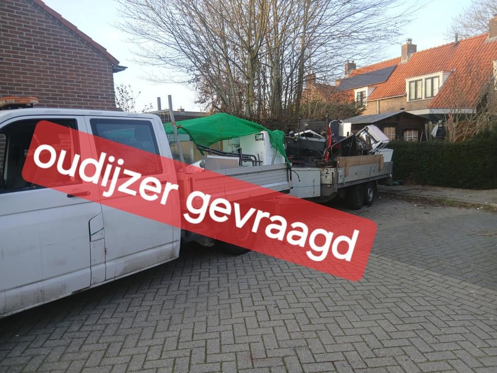 oud ijzer gevraagd gratis ophaalservice, Ophalen of Verzenden