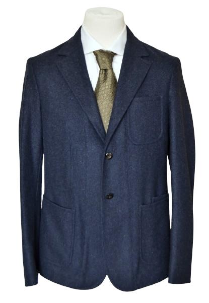 Nieuw Boglioli constructed 'tweed' jasje, colbert Mt. 48 / M, Verzenden, Maat 48/50 (M), Blauw, Nieuw