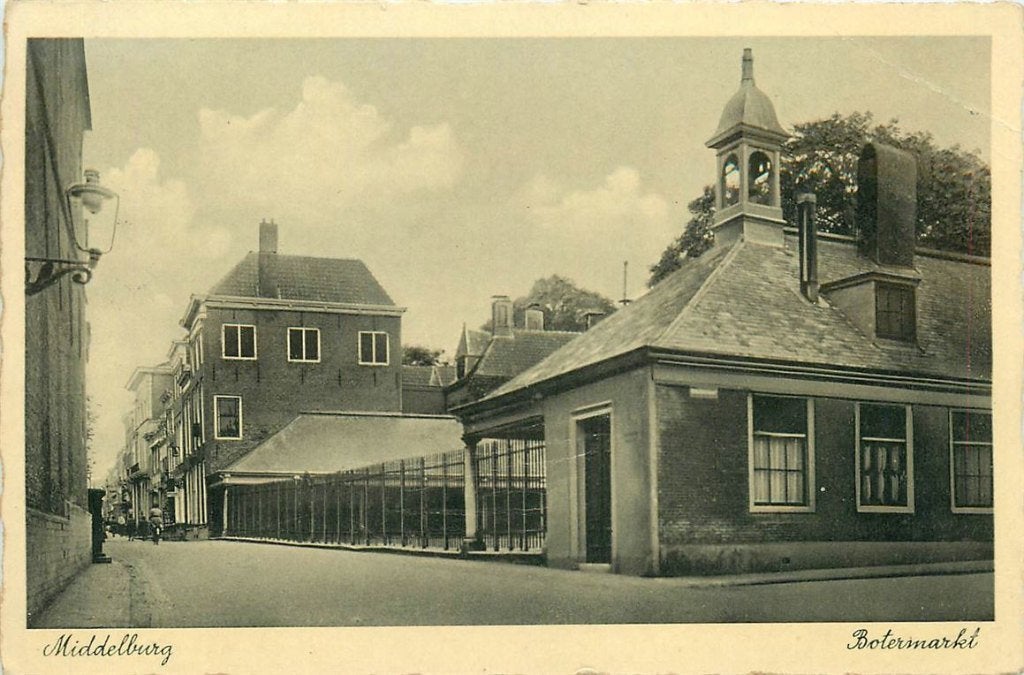 701-433-041 Middelburg Botermarkt, Verzamelen, Ophalen of Verzenden, Voor 1920, Zeeland