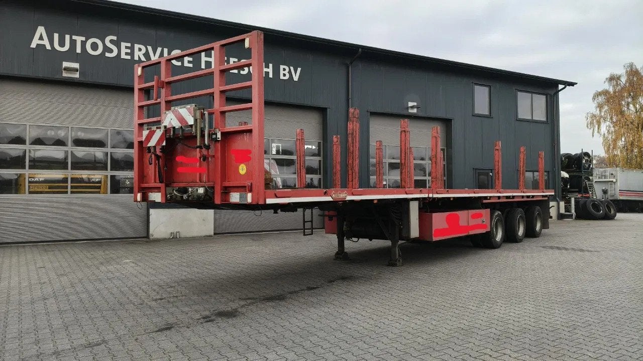 Nooteboom OVB-55-03V -- SCHUIF TRAILER -- 3 ASSEN GESTUURD -, Overige brandstoffen, Bedrijf, Aanhangers en Opleggers, Te koop