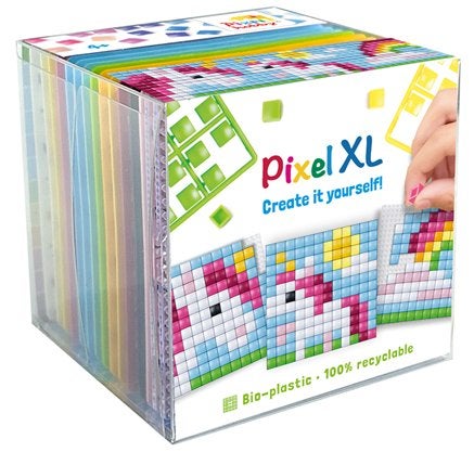 Pixelhobby Create it yourself XL kubusset 24207 eenhoorns, ., Dieren, Nieuw, Ophalen of Verzenden