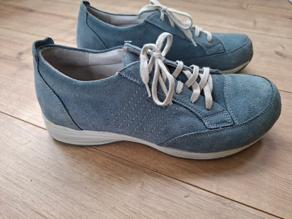Mooie Meindl wandelschoenen / schoenen maat 38, Meindl, Blauw, Gedragen, Wandelschoenen