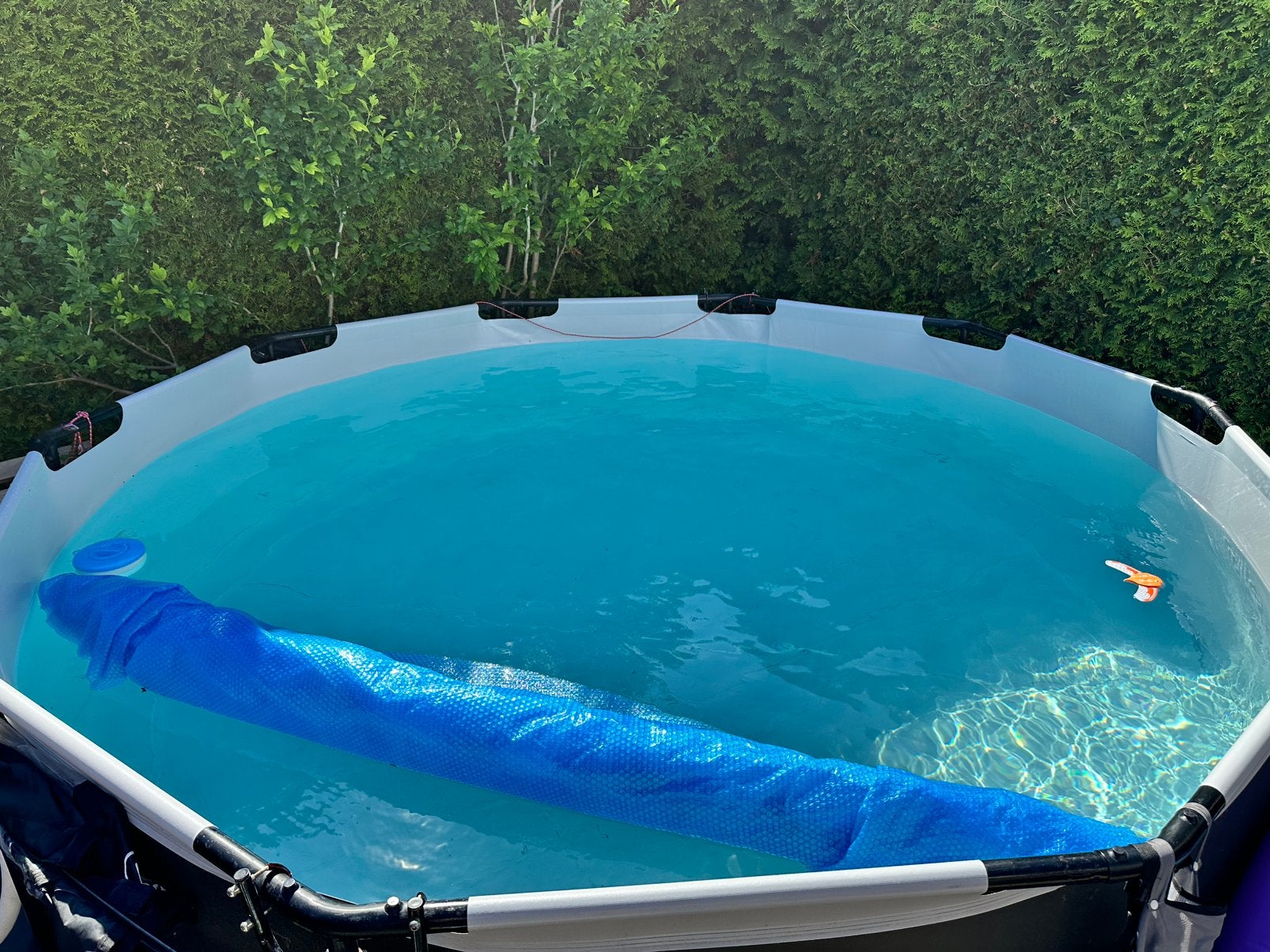Zwembad 360x 122 hoog, Zo goed als nieuw, Rechthoekig, Ophalen, 120 cm of meer