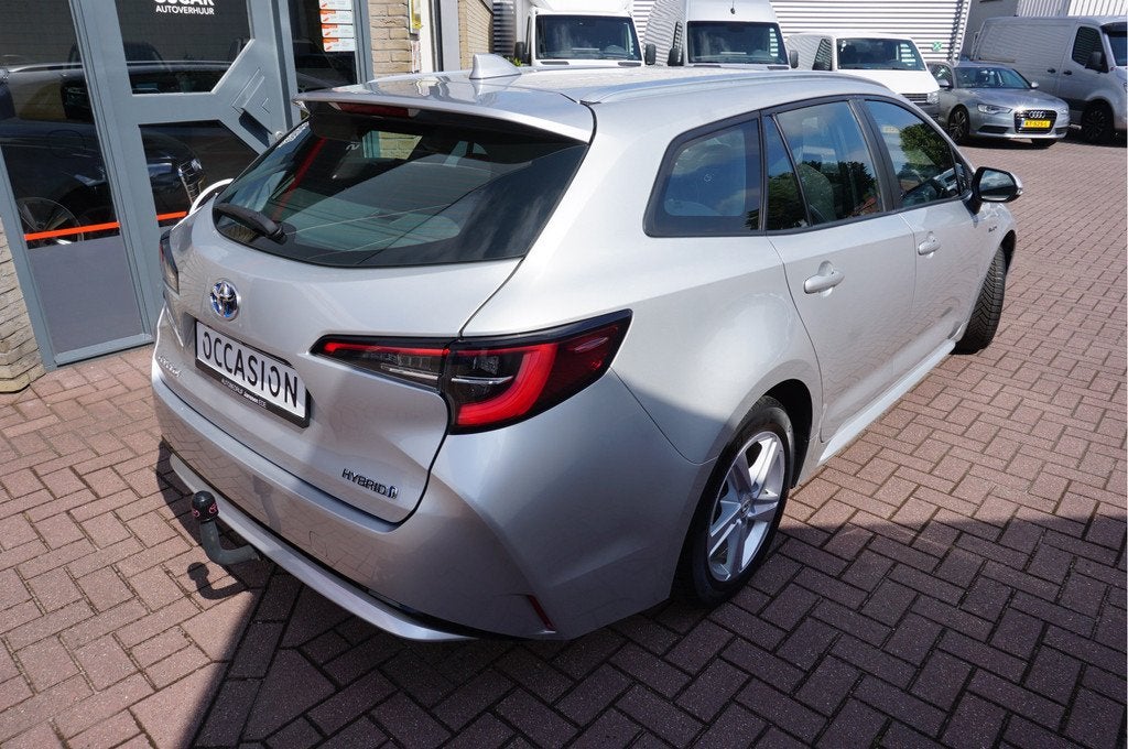 Toyota Corolla Touring Sports 1.8I Hybrid Active Automaat, 1345 kg, Stof, Gebruikt, Zwart