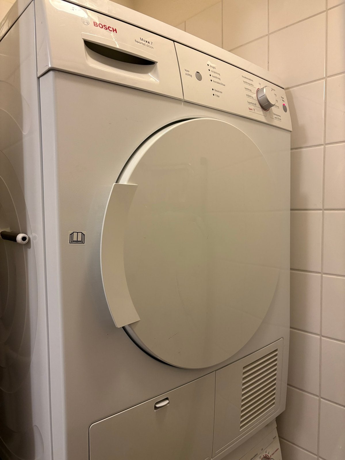 Bosch Maxx 7 Condensdroger - Betrouwbaar en Efficiënt, Witgoed en Apparatuur, Wasdrogers, Ophalen, 6 tot 8 kg, Gebruikt, Voorlader